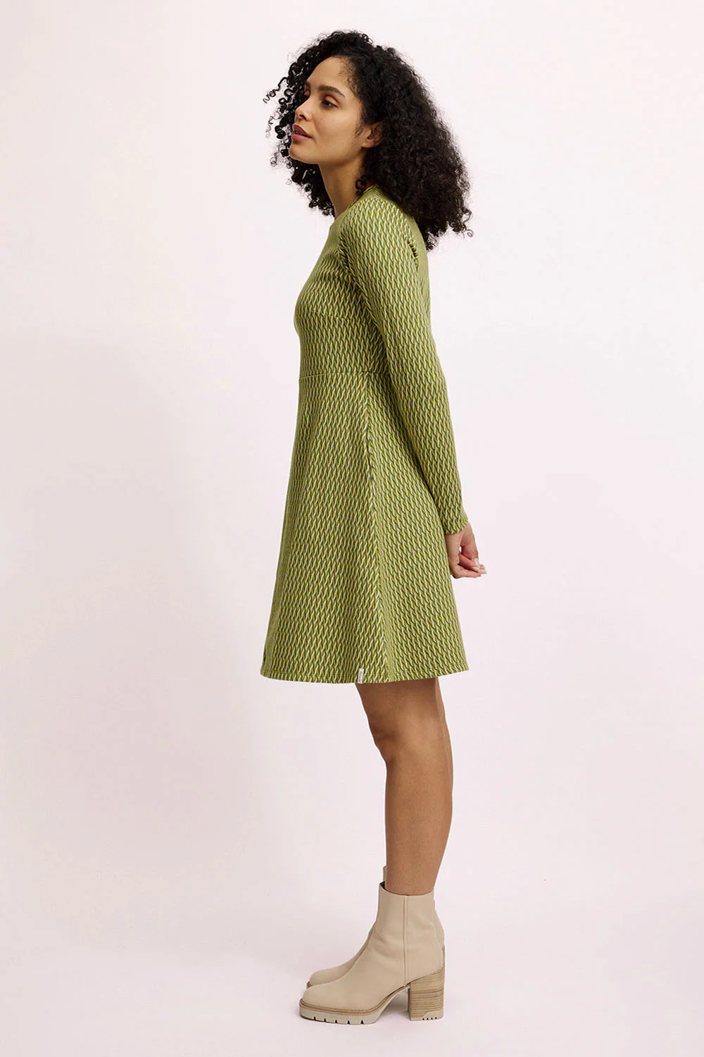 Gestricktes Swing-Kleid im Retro-Look - Image 3