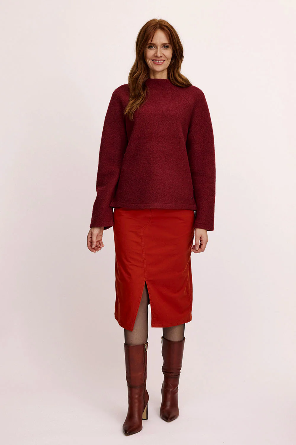 Langer Rock mit Schlitz - Image 3